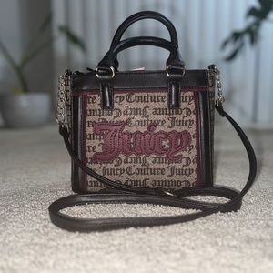 Juicy Couture - Paparazzi Mini Tote ( Dark Brown / Red )